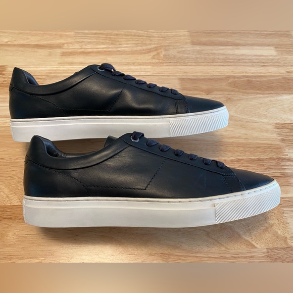 Hugo Boss Black Leather Sneakers EUR 41 US 8 - Picture 5 of 9